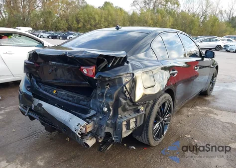 2014 Infiniti Q50 Sport z USA, uszkodzony, nr VIN JN1BV7AR5EM680593
